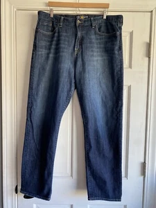 Vaqueros de mezclilla para hombre B43 Lucky Brand 329 clásicos de lavado oscuro recto 40x32 - Imagen 1 de 3