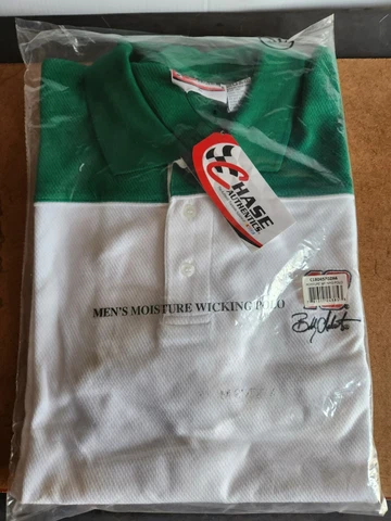 New - NASCAR Bobby Labonte #18 Interstate Batteries Polo Shirt XL Cover