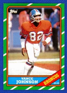 1986 Topps Vance Johnson Rookie #116 Denver Broncos Near Mint to Mint - Bild 1 von 2