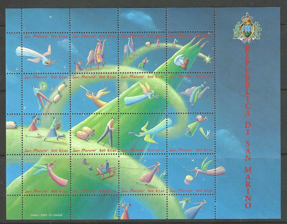 Mini hoja fresca San Marino # 1519 PO ('25 SCV $16) Foto 1 de 1