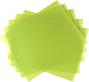 5 Blatt Paket 1 Mikron (14.000er Körnung) PSA Läppen 8,5" x 11", hellgrün  - Bild 1 von 1