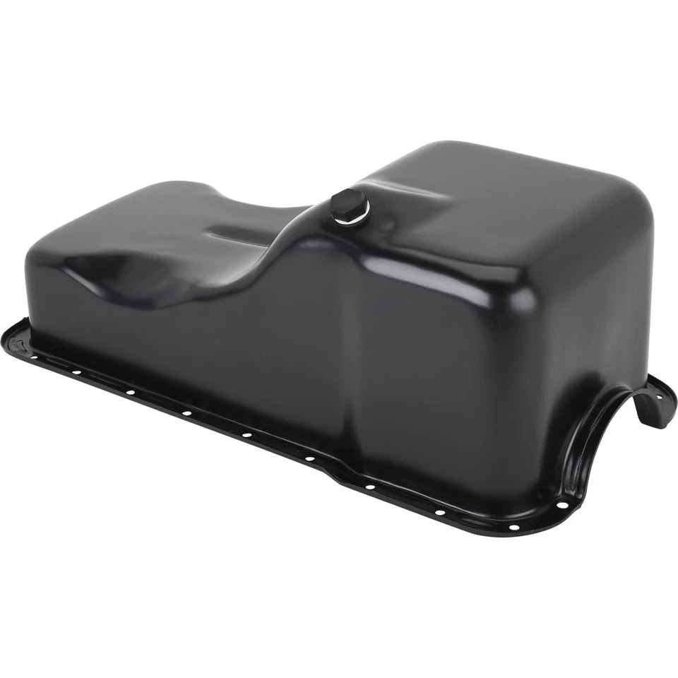 1962-82 Small Block Ford 221-260-289-302 Black Oil Pan, For Trucks and Vans - Image 1 of 4