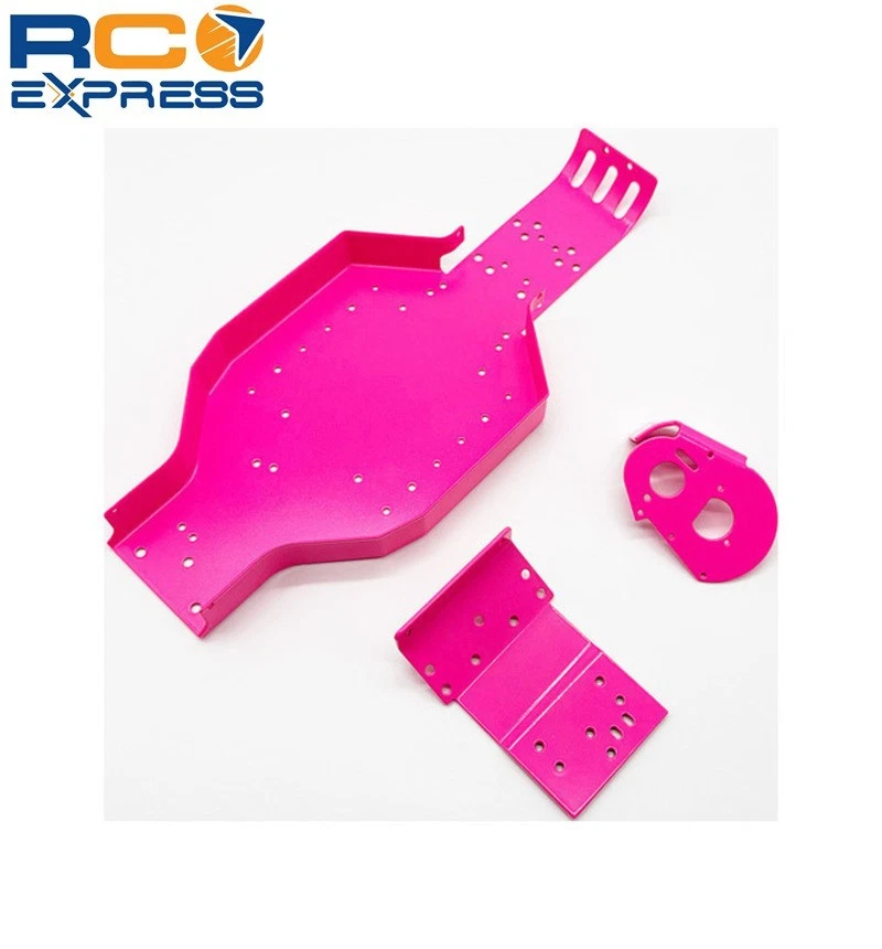 Chasis Racers Edge auténtico RC10 - recubierto de polvo en rosa retro RCE6637P Foto 1 de 1