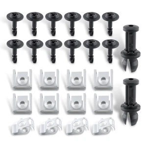 26 tlg Motor Unter Abdeckung Spritzschutz Clips Schrauben Set passend für Audi A5 Q5 A4 200 - Bild 1 von 7