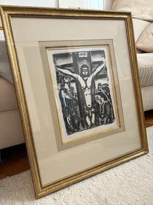Georges Rouault Original Lithographie um 1925 handsigniert und nummeriert 12/100 - Bild 1 von 4