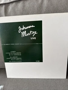Rare Private Press Johanna Martzy Live in Netherland/Bach Mozart NM/VG+ Japan - Picture 1 of 4