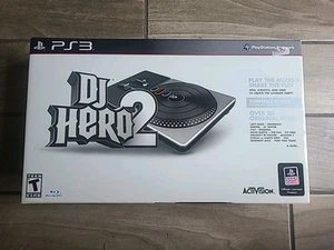 PS3 DJ Hero 2 Turntable Controller & Game Sony PlayStation 3 - BRAND NEW - Picture 1 of 4