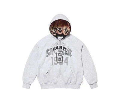 Supreme MM6 Maison Margiela Hoodie Zip Up Pullover Sweatshirt White XL - Image 1 of 4