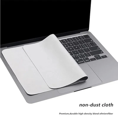 Laptop Screen Cloth & Keyboard Cover Microfiber Palm Dust Protector Blanket UK - Image 1 of 4
