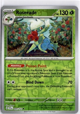Roserade Uncommon SV05: Temporal Forces 009/162 NM - Image 1 of 2
