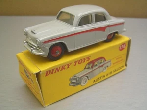 Dinky Toys 176 Austin A105 Gray with Red Cast Hubs 1/43 scale Mint in Box MIB - Picture 1 of 12