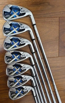 Ferri da stiro Callaway X22 #4-9,Pw (7 club)/TrueTemper GoldSeries 75/Flex:Regolare - Immagine 1 di 4