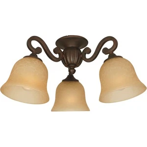 Craftmade LK49-LED 18"W 3 Light LED Ceiling Fan Light Kit - Bronze - Picture 1 of 1