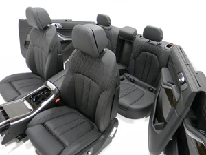 BMW G05 x5 Lederausstattung Komfortsitze Sitze Seats Leather MERINO BLACK - Picture 1 of 24