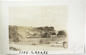 COMPTON,CA CALIFORNIA RPPC "FORD GARAGE" 1933 ERDBEBENSCHADEN POSTKARTE! NOKO n - Bild 1 von 3