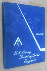 Feb. 1958 U.S. Army Training Center Engineer Fort Leonard Wood Missouri Yearbook - Picture 1 of 8