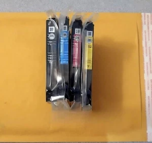 4-PACK EPSON GENUINE 812XL BLACK & 812 COLOR INK 2026 WF-7310 - Photo 1/1