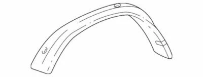 OEM NEW Ford 2008-2014 E150 E250 E350 Front Right Side Splash Guard 4C2Z16102AA - Image 1 of 2