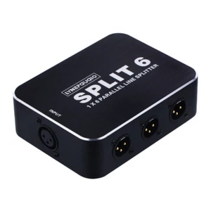 1 In 6 Out XLR 6 Way Splitter Mic Line Level Parallel Splitter XLR - Picture 1 of 8