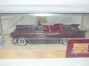 Modelos de sellos escala 1/43 1957 Cadilac Elodorado Biarritz Castilla granate - Imagen 1 de 1