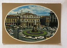 Postcard - Milan Italy, Square and Theatre to the Scala