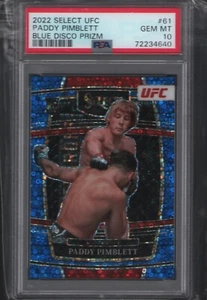 2022 Panini Select UFC - Concourse Paddy Pimblett #61 BLUE 45/49 PSA 10 (RC) - Picture 1 of 1