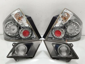 SMOKED JDM Nissan Fuga Y50 Infiniti M35 M45 Zenki LED Tail Lights Lamp 04-06 SET - Picture 1 of 22