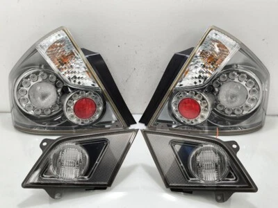 SMOKED JDM Nissan Fuga Y50 Infiniti M35 M45 Zenki LED Tail Lights Lamp 04-06 SET - Image 1 of 4
