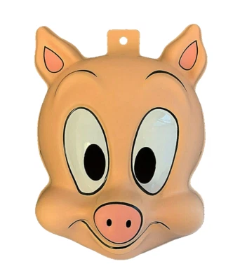 TINY TOONS HAMPTON J PIG HALLOWEEN MASK PVC TEEN/ADULT SIZE - Image 1 of 2