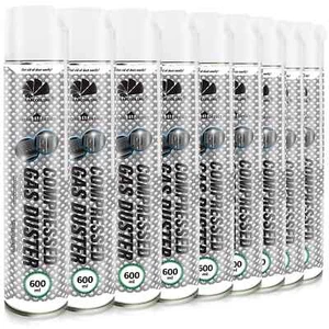 9 x dépoussiéreur à gaz comprimé AABCOOLING H&O 600 ml pulvérisateur d'air comprimé PC pulvérisateur d'air - Photo 1/10