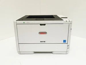 OKI B412 Monochrome Laser Printer - USB/Ethernet - 20257 Page Count - Picture 1 of 9