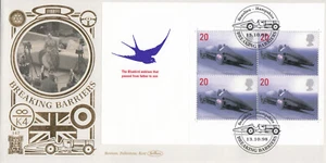 Breaking Barriers Booklet 22Ct GOLD Benham FDC Beaulieu 1998 267/500 (133985) - Picture 1 of 2
