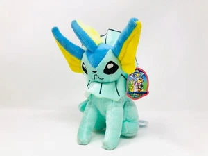 Vaporeon Pokemon Takara Tomy Plush 8" Stuffed Toy Figure: Japanese Import NWT - Picture 1 of 5