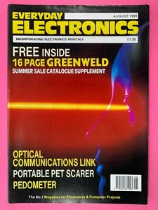 EVERYDAY ELECTRONICS - Magazin - Tragbarer Haustier-Schrittzähler - August 1991 - Bild 1 von 3