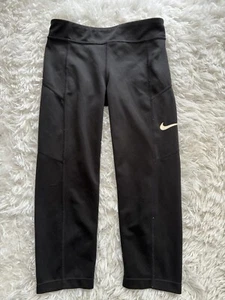 Nike Dri Fit Kids Sz. L “tight Fit” Dri Fit Crop Sport Legging Pants. - Picture 1 of 13