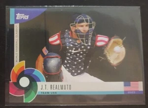 2023 Topps World Baseball Classic Global Stars J.T. Realmuto Black Parallel #39 - Foto 1 di 2