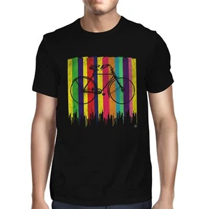 Camiseta colorida de bicicleta retro para hombre 1Tee - Imagen 1 de 24
