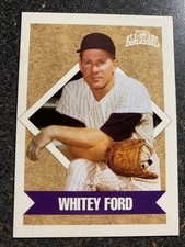 Whitey Ford Yankees 1991 SKB MDA They're All All Stars RARE UNLICENSED #10