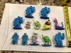 Nice Lot Of 12 Disney Pixar Monsters Inc. Pvc Action Figures Mike Sully & More