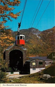 Aerial Tramway Franconia Notch NH Postcard cable car - Imagen 1 de 2