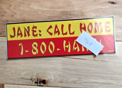 3X9" Decal Sticker POW/MIA Vietnam Traitor Hani Jane Call Home - Image 1 of 4