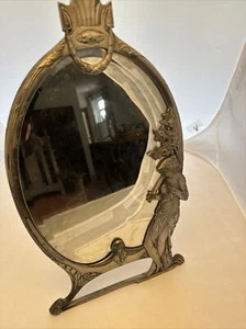 W M F 1900 ORIGINAL ART NOUVEAU MIRROR SECESSION LADY - Picture 1 of 9