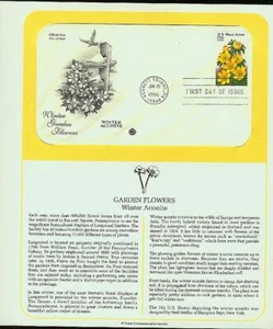 1996 Garden Flowers 'Winter Aconite' 1ST Day Issue - Picture 1 of 1