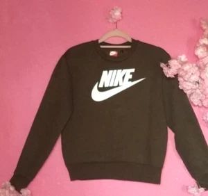 BOYS NIKE BROWN LONG SLEEVE SWEATSHIRT ( SIZE L ) - Picture 1 of 2