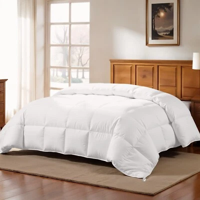 Luxury Bedding Comforter Duvet Insert With Corner Tab King Queen Size All Season - Image 1 of 4
