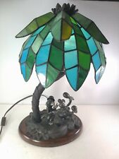 DISNEY DONALD DUCK LAMP TIFFANY STAINED GLASS SALUDOS AMIGOS LE 1/1500 #95123