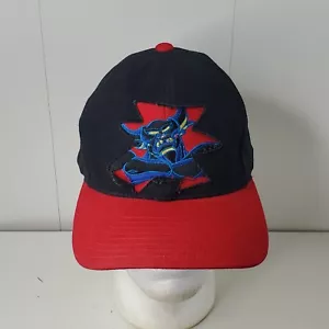 VTG Disney Villains Chernabog Snapback Hat Fantasia 90s Embroidered Baseball Cap - Picture 1 of 9