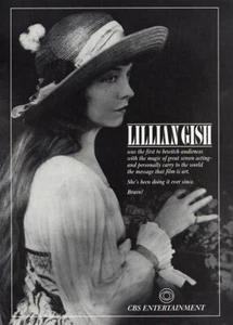 1984 Lillian Gish Promo Vintage Print Ad - Bild 1 von 1