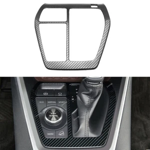 Center Gear Shift Box Frame Cover Trim Carbon Fiber For 2019-2020 Toyota RAV4 - Imagen 1 de 7