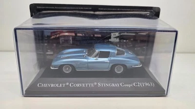 Chevrolet Corvette C2 Sting Ray 1963 Diecast 1/43 Muscle Cars Altaya - Image 1 of 4